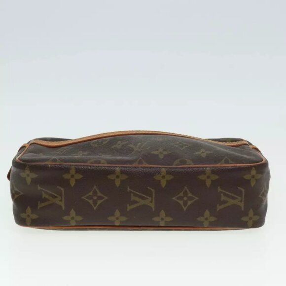 authenticity guaranteed LOUIS VUITTON Monogram Compiegne  Clutch Bag - Picture 5 of 11